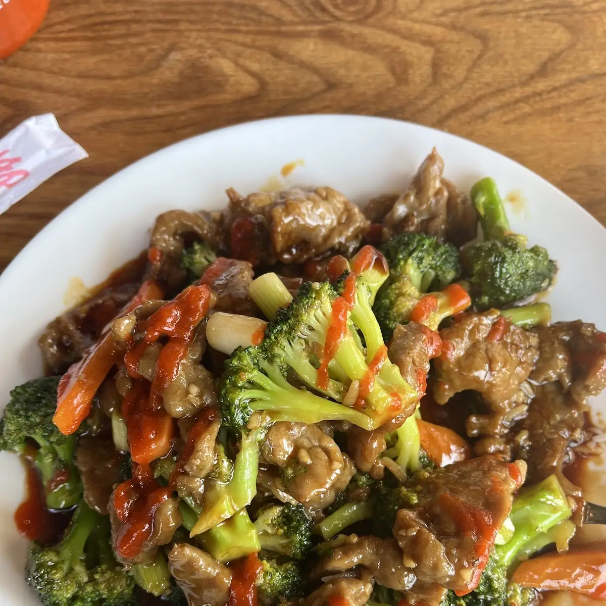 sautéed broccoli & beef 西兰肉